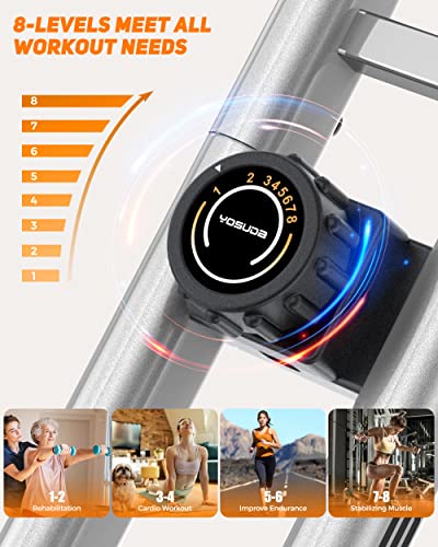 YOSUDA Folding Exercise Bike - Stationary Bike for Home Gym Z504