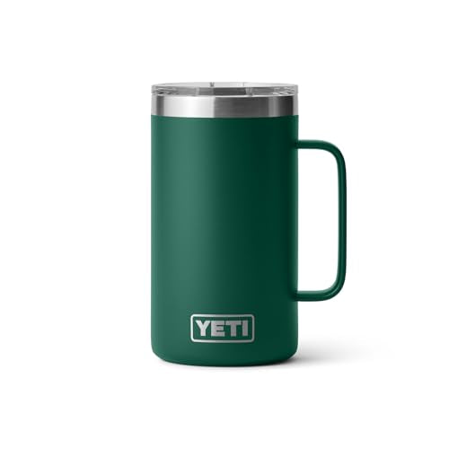 YETI Rambler 24 oz Mug, Stainless Steel, Vacuum Insulated N160
