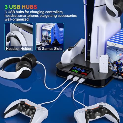 PS5 Cooling Station with Controller Charging for PlayStation 5 Slim & Pro N2468