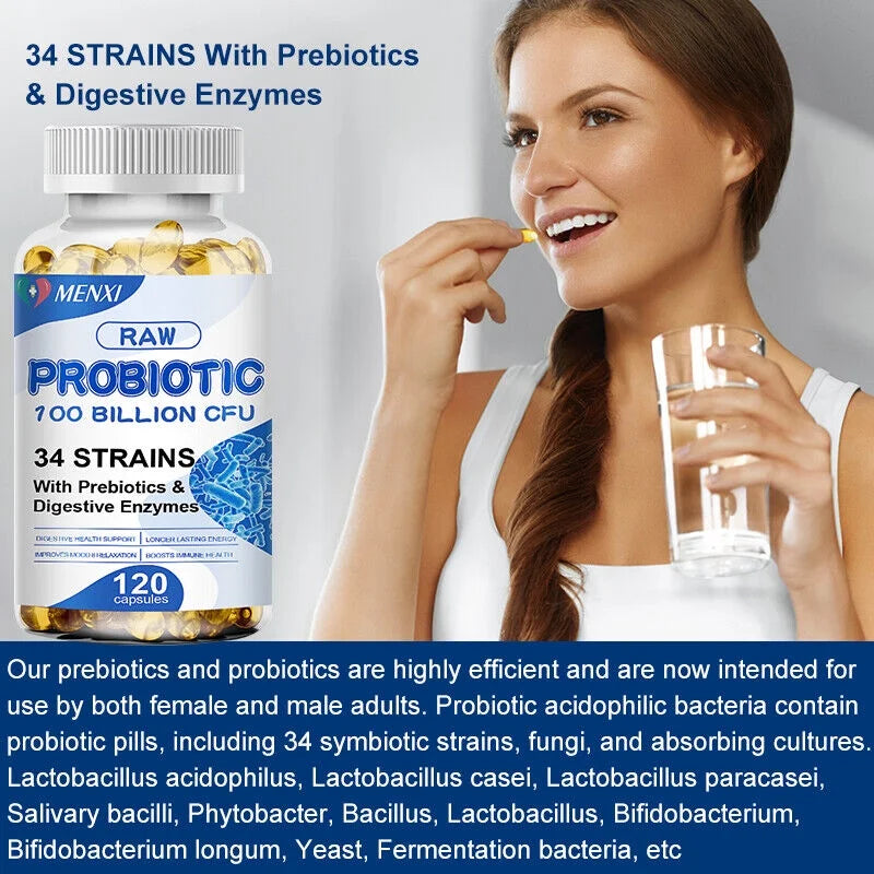 Probiotics 120 Capsules Gut Health P183483