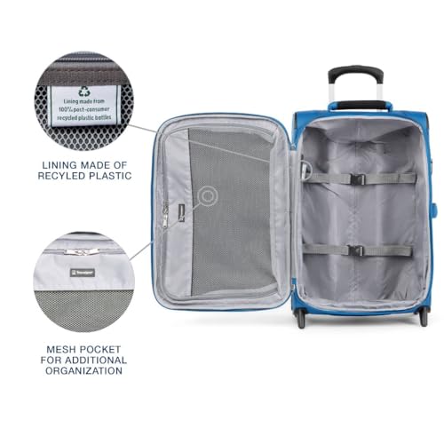 Travelpro Maxlite 5 Softside Expandable 2 Wheel Carry-On Luggage, Burgundy, 22-Inch Q6258