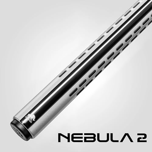 RHINO Nebula 2 Pool Cue - Carbon Fiber Shaft, Composite Butt, 12.4mm B23495