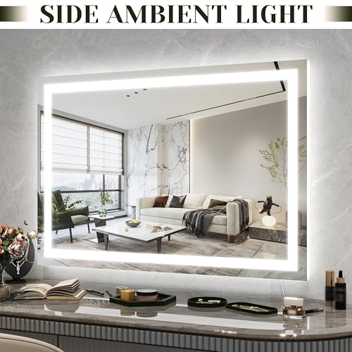 Vanity Mirror with Lights, 12.6"×15" LED Makeup Mirror, Touch Control Dimmable D52089