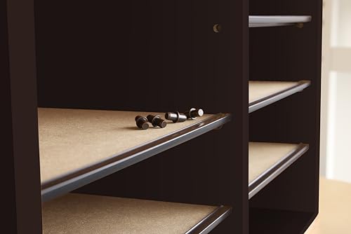 Safco Wooden Paper and Mail Organizer, Adjustable Shelves, Stackable B285