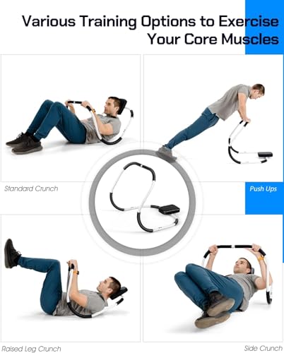Ab Machine Portable Sit Up Equipment for Core Strength Workout X7768