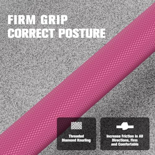 RITFIT Olympic Barbell 4ft/6ft 2 Inch Weight Bar for Strength Training, 500lbs Capacity F369