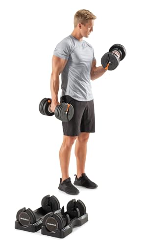 NordicTrack Select-a-Weight Adjustable Dumbbells Q72051