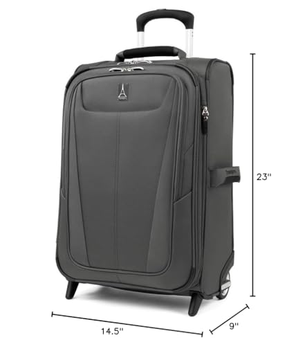 Travelpro Maxlite 5 Softside Expandable 2 Wheel Carry-On Luggage, Burgundy, 22-Inch Q6258
