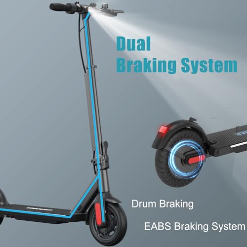 Caroma Electric Scooter for Adults, Foldable Commuting E-Scooter with Dual Braking System W663326
