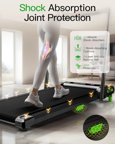 Akluer Walking Pad with Incline, 2.5 HP Under Desk Treadmill for Home L144230