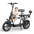 Electric Scooter with Seat for Adult, 36V/48V Electric Scooter with 350W/500W Motor 500W/750W Peak Power, 20 Mile Range, 17.4mph/18.75mph, e Scooters with Adjustable Seat
