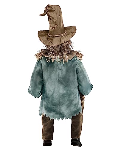 Spirit Halloween 4.5 Ft Scary Sitting Scarecrow Animatronic Prop I398189