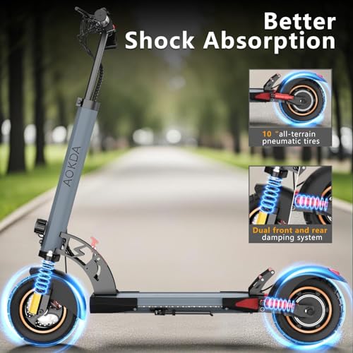 Electric Scooter for Adults, 800W Motor, 28 MPH, 22 Mile Range, 10" Tires N37341