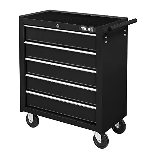 TUFFIOM 5-Drawer Rolling Tool Chest with Lockable Wheels R211166