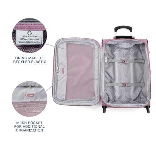 Travelpro Maxlite 5 Softside Expandable 2 Wheel Carry-On Luggage, Burgundy, 22-Inch Q6258
