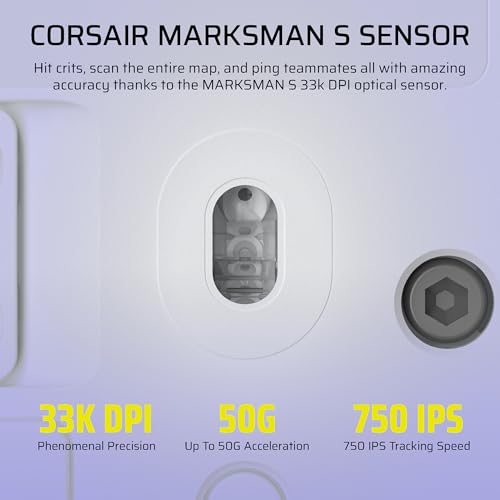 Corsair SCIMITAR RGB ELITE Gaming Mouse, 18,000 DPI, Black F130136