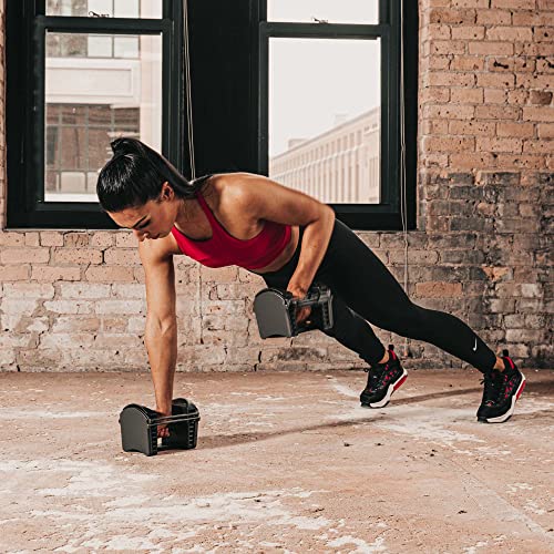 PowerBlock Sport 24 Adjustable Dumbbells, 3-24 lb. Steel Build U862