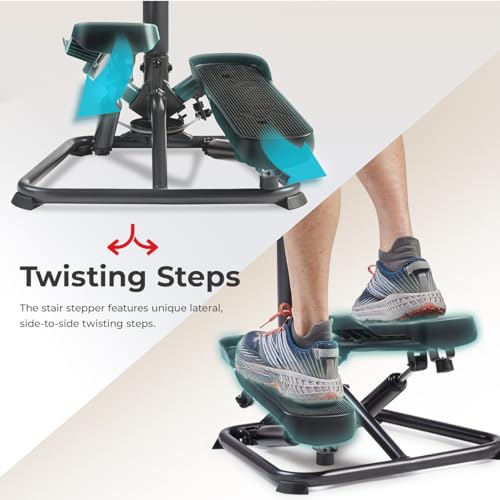 Sunny Health & Fitness Twist Stepper with Handlebar S560