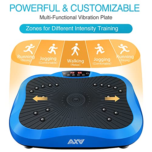 AXV Vibration Plate Exercise Machine Whole Body Workout Fitness Platform K84986