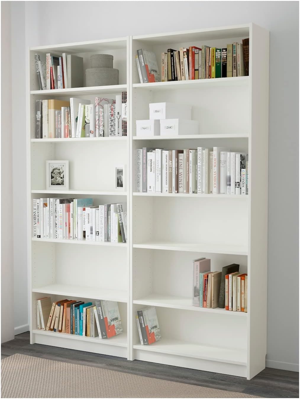 IKEA Billy Bookcase White 63x11x79 E1556