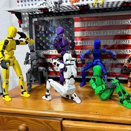 Titan 13 Action Figure, 3D Printed Robot, Desktop Decorations Game Gifts (9 pcs) Z24151