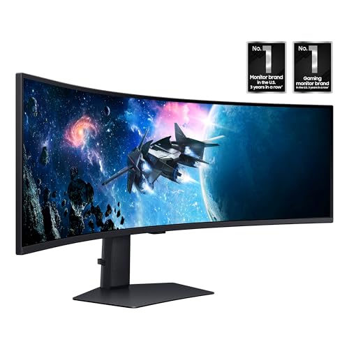 SAMSUNG 49" Odyssey G9 (G95C) DQHD 1000R Curved Gaming Monitor, 240Hz, 1ms, DisplayHDR 1000 L9256