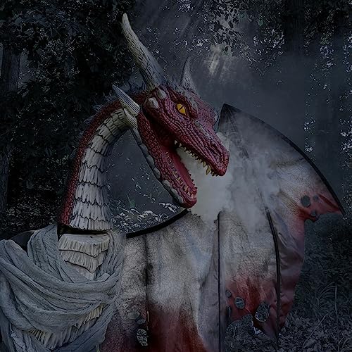 Haunted Hill Farm Motion-Activated 7.5-Ft. Smoldering Ghoul Animatronic Halloween Decoration N1475