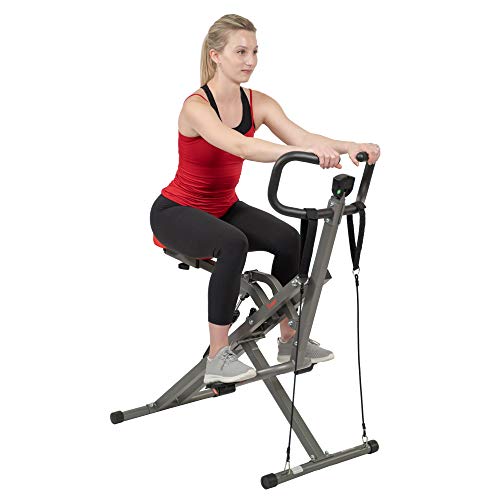 Sunny Health & Fitness Row-N-Ride PRO Full Body Squat Machine G774529