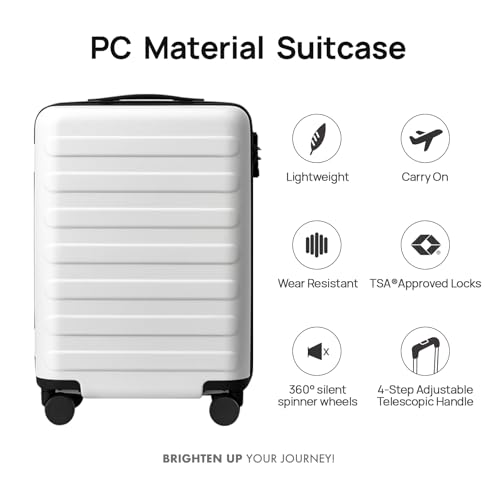 Carry-on Luggage 20 Inch Hardshell with Spinner Wheels and TSA Lock L610552