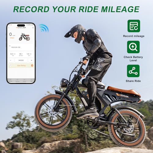 MOVCAN V30 Series Electric Bike for Adults 20" Fat Tire Ebike N31922