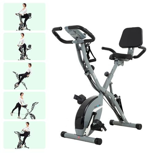 BARWING Foldable Exercise Bike for Home Workout, 350LB Capacity Z9564