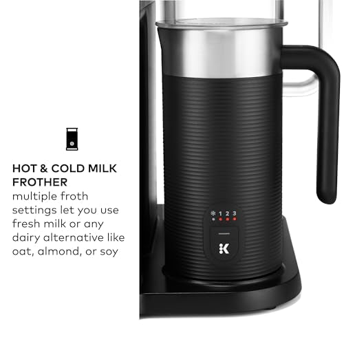 Keurig K-Cafe Single-Serve Coffee, Latte & Cappuccino Maker with Milk Frother, Dark Charcoal H6761