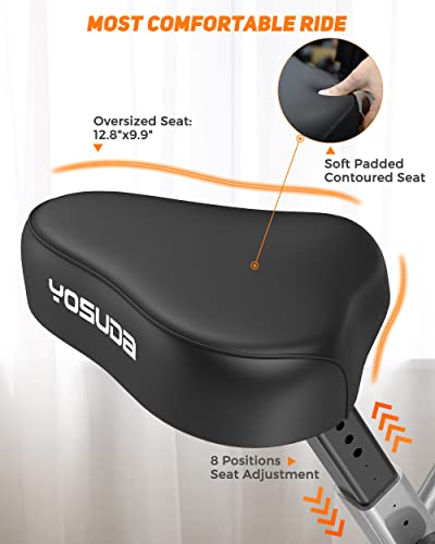 YOSUDA Folding Exercise Bike - Stationary Bike for Home Gym Z504