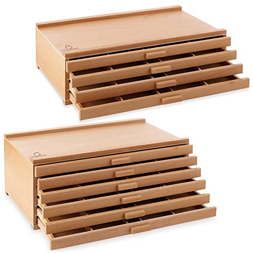7 Elements 6 Drawer Wooden Artist Storage Box G860