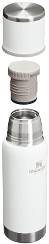 Stanley Adventure-To-Go Vacuum Bottle 25 oz Wide Mouth Insulated Stainless Steel Thermos, Blue Glow D5617