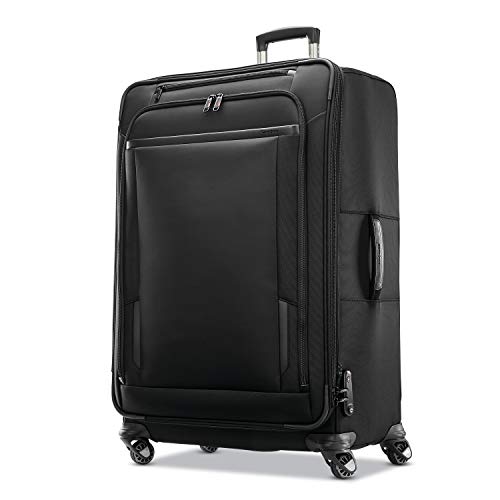 Samsonite Pro Travel Softside Expandable Luggage with Spinner Wheels, Black, Carry-On 21-Inch L839