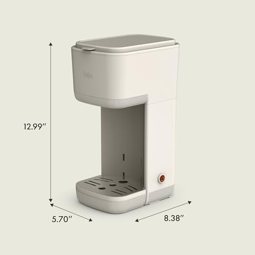 BELLA Single Serve Coffee Maker, K Cup & Ground Compatible, Auto Shutoff X237