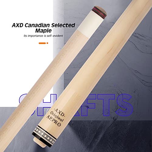 KONLLEN Pool Cue Stick Canadian Maple Billiard Cue Set with Extension and Case I6357