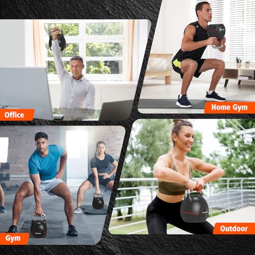 7-in-1 Adjustable Kettlebell for Strength Training, 5-44 LBS Q35450