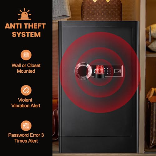 TC80 7.2 Cu Ft Biometric Home Safe Fireproof Waterproof T9440