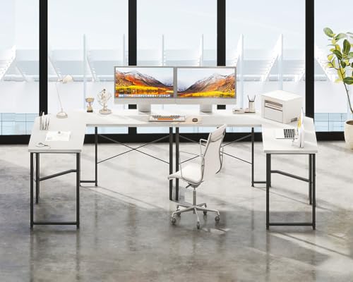 Casaottima L Shaped Gaming Desk Corner Desk for Home Office, 51 Inch, Black M173778