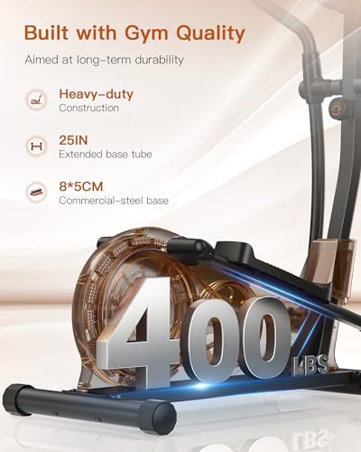 Niceday Elliptical Machine for Home, Magnetic Trainer with 16 Resistance Levels Q78334