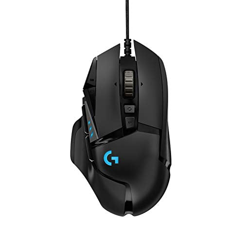 Logitech G502 HERO Wired Gaming Mouse with RGB and Adjustable Weights R1222