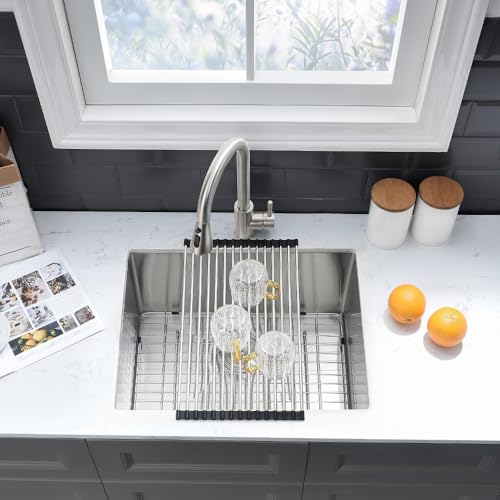 VASOYO Stainless Steel Undermount Laundry Sink 23x18x13 H4912