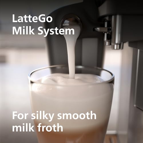 Philips 3200 Series Fully Automatic Espresso Machine with LatteGo, Black (EP3241/54) Z899846