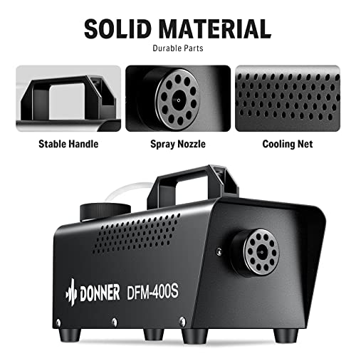Donner 600W Fog Machine with LED Lights and Wireless Remote T87719