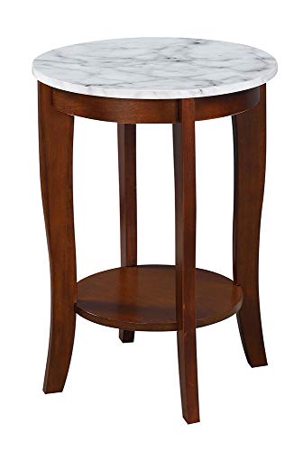 American Heritage Round End Table, Black U219