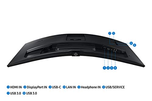 SAMSUNG Viewfinity S65UA 34-Inch Ultrawide QHD Curved Monitor, 100Hz, USB-C, Black B208