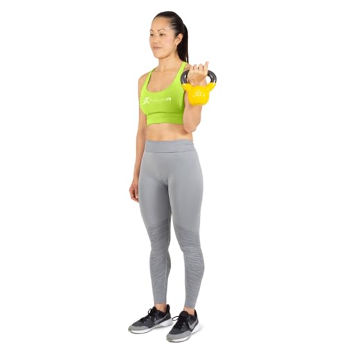 ProsourceFit Vinyl Coated Cast Iron Kettlebells A401