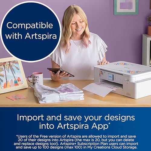 Brother Sublimation Printer with 4-Color Ink Cartridge Set R9817
